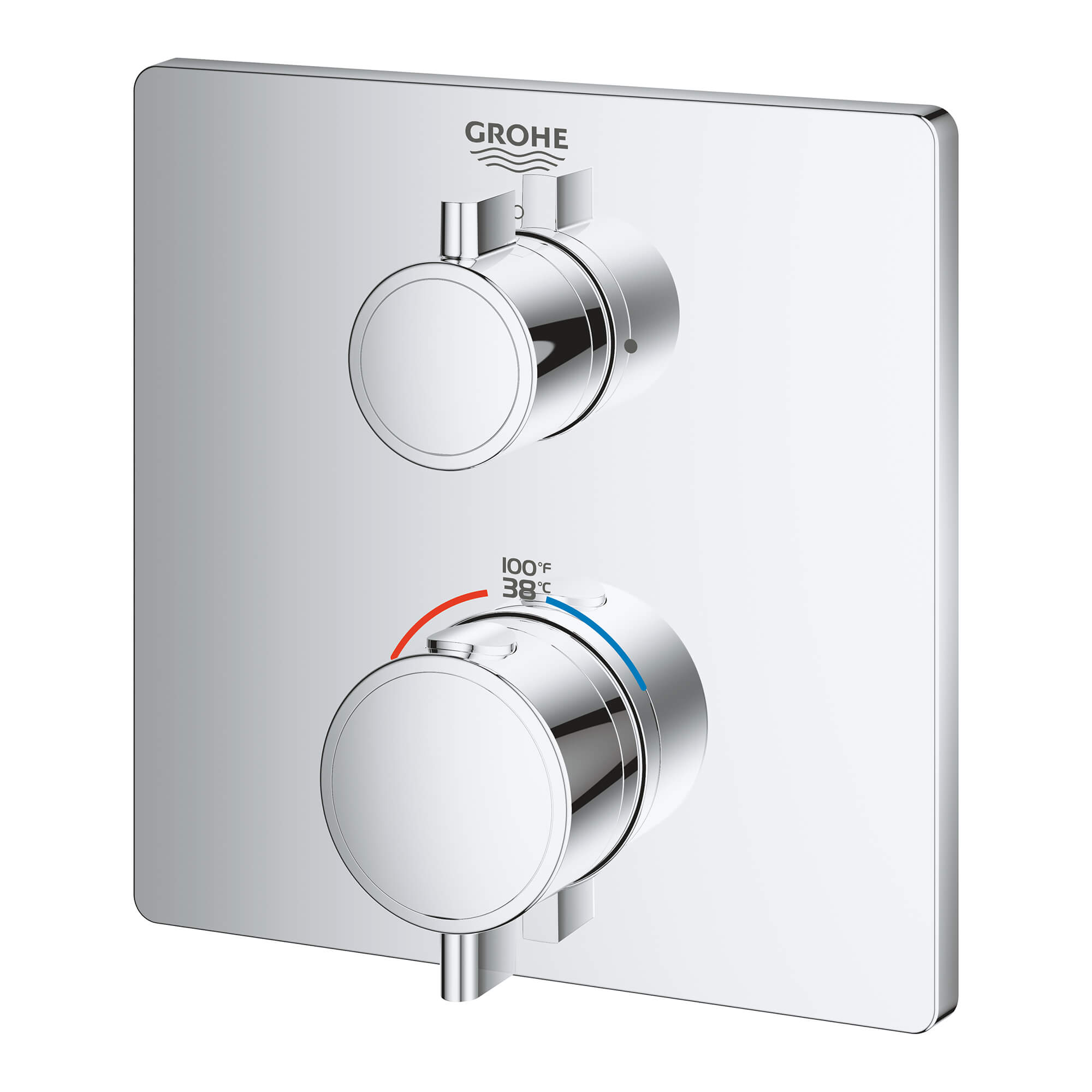 Dual Function 2Handle Thermostatic Valve Trim